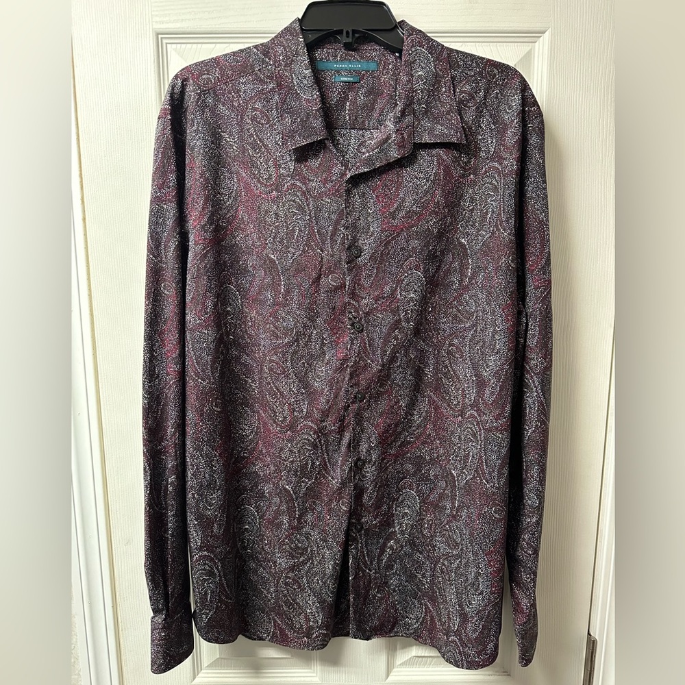 Perry Ellis Principles Size XXL Men's Long Sleeve Shirt